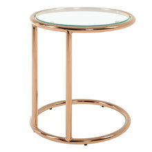 Load image into Gallery viewer, Dia.45cm Glass End & Side Table Furniture Living Room Round Sofa Table Tea Table End Table Living and Home