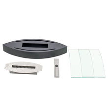 Load image into Gallery viewer, Metal Bio-Ethanol Tabletop Fireplace with Flame Guard Black Fireplaces Living and Home