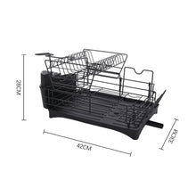 Load image into Gallery viewer, Multifunctional 2 Tier Detachable Dish Drainer Rack