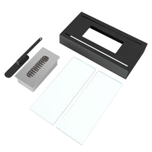 Load image into Gallery viewer, 35cm Rectangular Tabletop Ethanol Fireplace with Metal Base Burner Fire