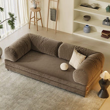 Load image into Gallery viewer, Cottonfy Matcha Toast Sofa Bed Living and Home #1: 180 CM Brown