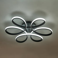 Load image into Gallery viewer, Black Frame Modern Dimmable/White LED Chandelier Ceiling Light Ceiling Light Fixtures Living and Home