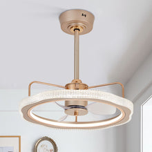 Load image into Gallery viewer, Lightsin 60cm Elegant 3-Blades Metal Ceiling Fan with LED Light Lightsin UK