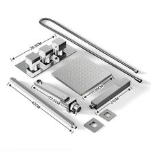 Load image into Gallery viewer, Chrome Square/Tound Thermostatic Shower Mixer Set Bathroom Shower Living and Home