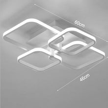 Load image into Gallery viewer, Modern LED Ceiling Light with Square Lampshades - Non-dimmable Light Living and Home