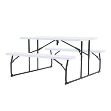 Load image into Gallery viewer, Livingandhome Foldable Picnic Table and Bench Set