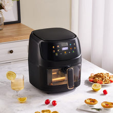 Load image into Gallery viewer, 5L White/Black Digital Smart Air Fryer with Visible Window Kitchen Appliances Living and Home Black