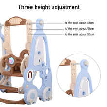 Load image into Gallery viewer, Musical Adjustable Swing and Slide Set for Kids Swing & Slide Living and Home