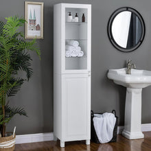 Load image into Gallery viewer, 190cm H White 2-Door Tall Bathroom Cabinet Bathroom Cabinets Living and Home