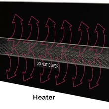 Load image into Gallery viewer, 50 Inch Wall Mounted Electric Fireplace Insert Heater 9 Flame Colours 1800W Wall Mounted Fireplaces Living and Home