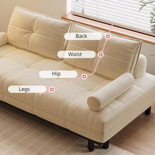 Load image into Gallery viewer, Cottonfy Multi-functional Foldable Telescopic Cotton Simple Sofa Bed Cottonfy UK