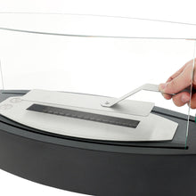 Load image into Gallery viewer, Metal Bio-Ethanol Tabletop Fireplace with Flame Guard Black Fireplaces Living and Home