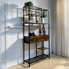 Load image into Gallery viewer, Direct Vintage Plant Stand Storage Shelf with Drawers Living and Home