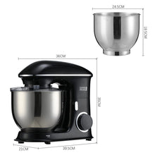 Load image into Gallery viewer, 7-Quart Black Household Stand Mixer Kitchen Appliances Living and Home