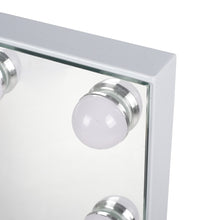 Load image into Gallery viewer, Livingandhome Hollywood LED Vanity Mirror with Bluetooth White