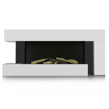Load image into Gallery viewer, 50 Inch LED Electric Fireplace L Shaped Wall Mounted Electric Fire Fireplaces Living and Home
