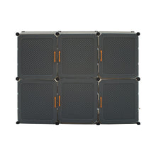 Load image into Gallery viewer, Modern Grey Shoe Storage Cabinet Cabinets Living and Home
