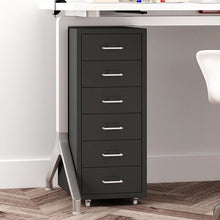 Load image into Gallery viewer, 3/4/6/8Drawers Office Filing Cabinet Metal White Chest Storage Unit Wheels Cabinets Living and Home