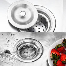 Load image into Gallery viewer, Commercial Kitchen Sink Stainless Steel Wash Basin with Single Bowl Kitchen Sink Living and Home