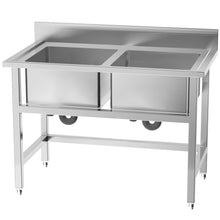 Load image into Gallery viewer, Commercial Catering Sink Stainless Steel Kitchen Sink 110cm Kitchen Sink Living and Home