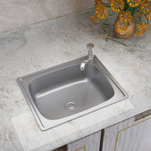 Load image into Gallery viewer, Stainless Steel Kitchen Sink Single Bowl Catering Sink Kitchen Sinks Living and Home