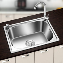 Load image into Gallery viewer, Stainless Steel Kitchen Sink Single Bowl Catering Sink Kitchen Sinks Living and Home 1