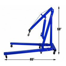 Load image into Gallery viewer, Mobile Folding Hydraulic Engine Crane 2200lb Living and Home