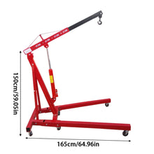 Load image into Gallery viewer, Mobile Folding Hydraulic Engine Crane 2200lb Living and Home