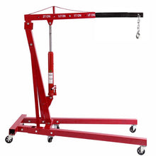 Load image into Gallery viewer, Portable Hydraulic Engine Crane 2 Ton 4400lb Folding Hoist with Hooks Living and Home