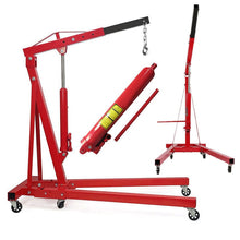 Load image into Gallery viewer, Portable Hydraulic Engine Crane 2 Ton 4400lb Folding Hoist with Hooks Living and Home