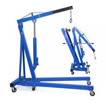 Load image into Gallery viewer, Portable Hydraulic Engine Crane 2 Ton 4400lb Folding Hoist with Hooks Living and Home