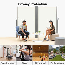 Load image into Gallery viewer, Retractable Double Side Awning - White Water Resistant Patio Awnings Living and Home