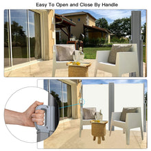 Load image into Gallery viewer, Retractable Double Side Awning - White Water Resistant Patio Awnings Living and Home