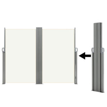 Load image into Gallery viewer, Retractable Double Side Awning - White Water Resistant Patio Awnings Living and Home