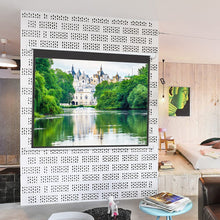 Load image into Gallery viewer, Wall Mount Electric Projector Screen for Home Theater Movie Projector Screens Living and Home