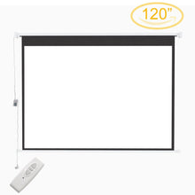 Load image into Gallery viewer, Wall Mount Electric Projector Screen for Home Theater Movie Projector Screens Living and Home