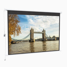 Load image into Gallery viewer, Wall Mount Electric Projector Screen for Home Theater Movie Projector Screens Living and Home