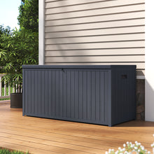 Load image into Gallery viewer, Garden Cushion Storage Box Waterproof Grey