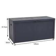 Load image into Gallery viewer, Garden Cushion Storage Box Waterproof Grey