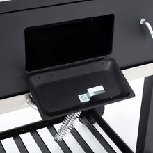 Load image into Gallery viewer, Charcoal BBQ Grill Barrel with Side Table Garden BBQ Grill Living and Home