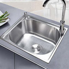 Load image into Gallery viewer, Stainless Steel Kitchen Sink Single Bowl Catering Living and Home