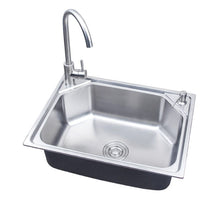 Load image into Gallery viewer, Stainless Steel Kitchen Sink Single Bowl Catering Living and Home
