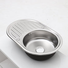 Load image into Gallery viewer, Large Inset Stainless Steel Kitchen Sink Living and Home