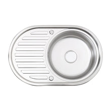 Load image into Gallery viewer, Large Inset Stainless Steel Kitchen Sink Kitchen Sinks Living and Home