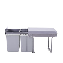Load image into Gallery viewer, 40L Pull Out Recycling Waste Bin Kitchen Waste Bins Living and Home
