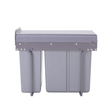 Load image into Gallery viewer, 30/40L Grey Pull Out Recycling Waste Bin for Kitchen Kitchen Waste Bins Living and Home