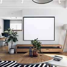 Load image into Gallery viewer, Manual Pull Down Retractable Projector Screen 4:3 Projector Screens Living and Home