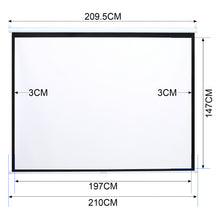 Load image into Gallery viewer, Projector Screen with Manual Pull Down for Home Theater