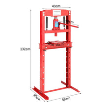 Load image into Gallery viewer, Workshop Press Floor Standing Hydraulic H-Frame Workshop Presses Living and Home