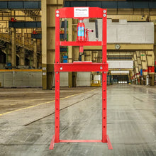 Load image into Gallery viewer, Workshop Press Floor Standing Hydraulic H-Frame Workshop Presses Living and Home 20 Ton Red